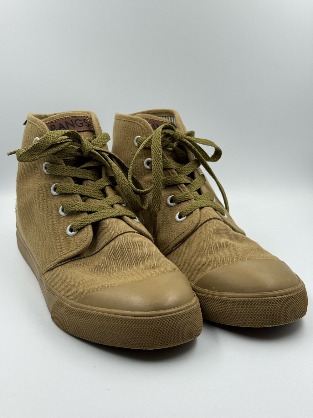Bangs Mushroom High Top Sneakers Unisex Men’s Size 7 Women’s 8.5 Forest Nature